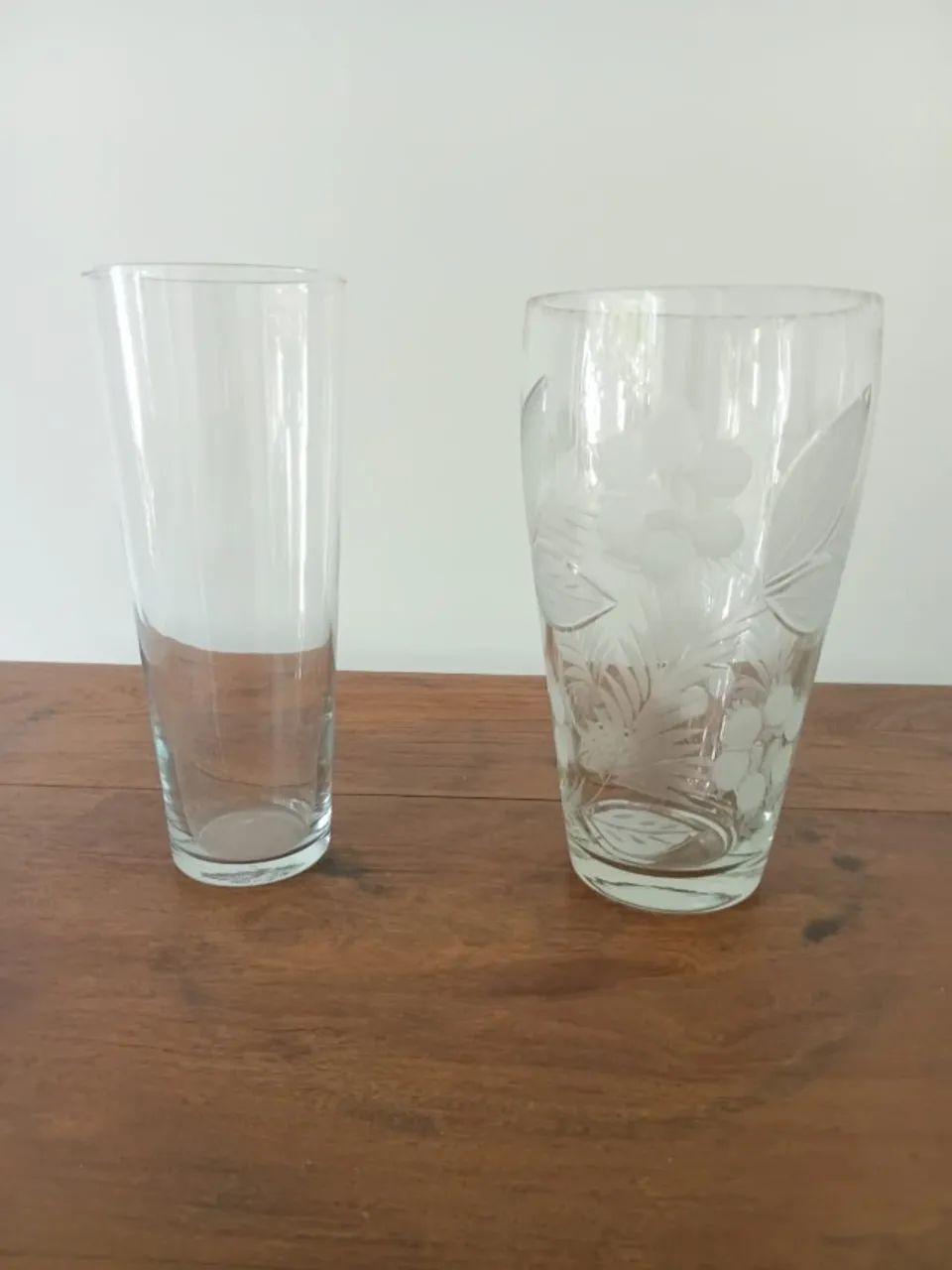 Vaso alto de vidro  - Foto 2