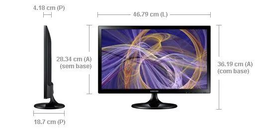 TV E MONITOR SAMSUNG LCD 19.5 POLEGADAS  - Foto 5