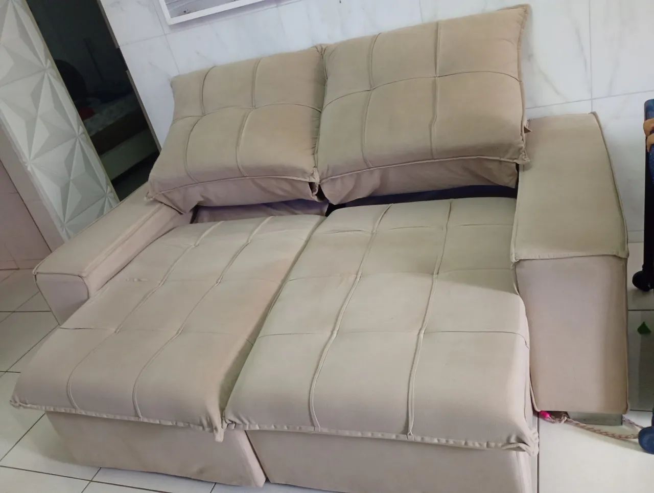 Sofá retrátil reclinável  - Foto 4
