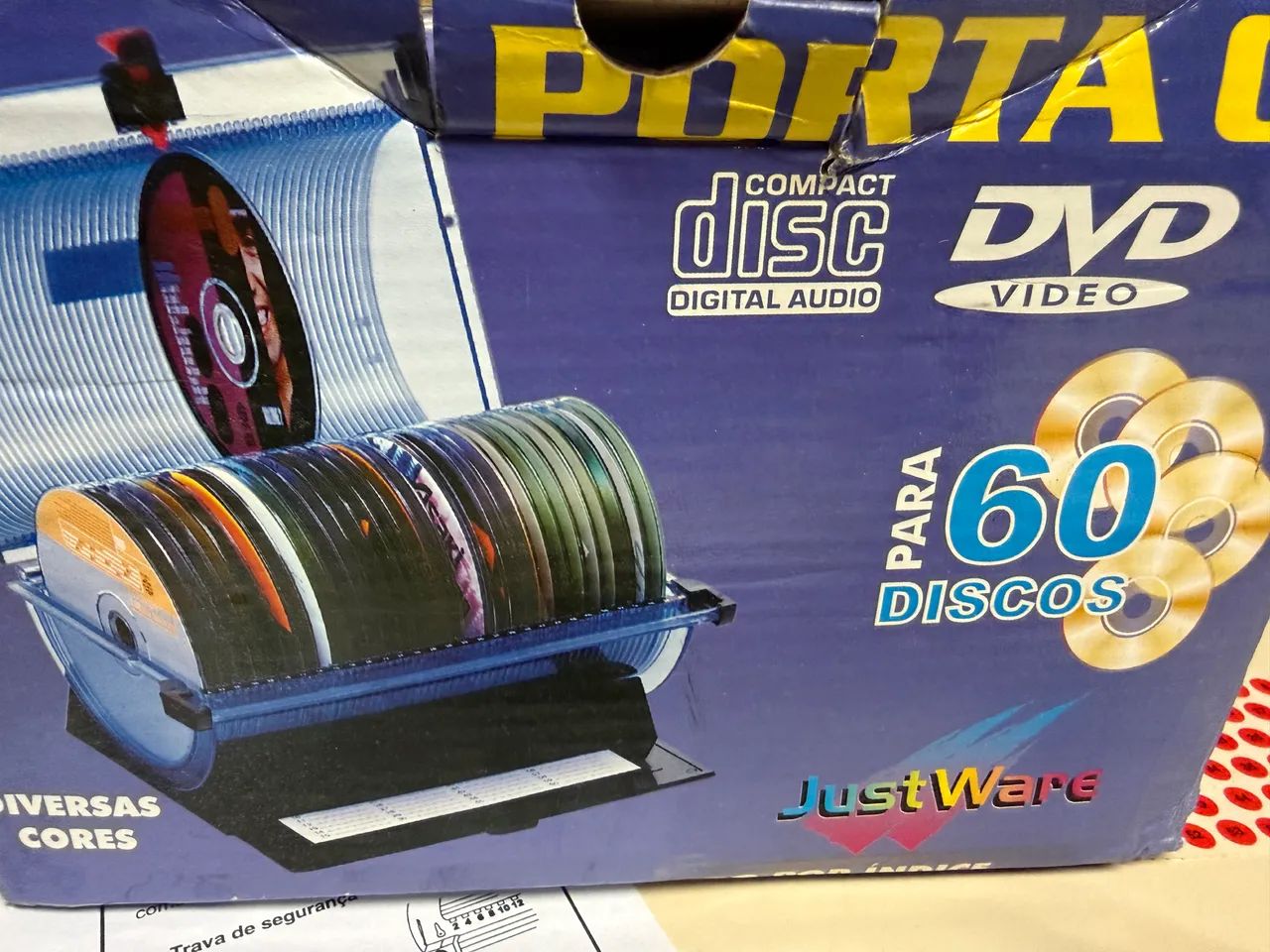 Porta cd dvd para 60 discos - CDs, DVDs etc - Centro, Curitiba