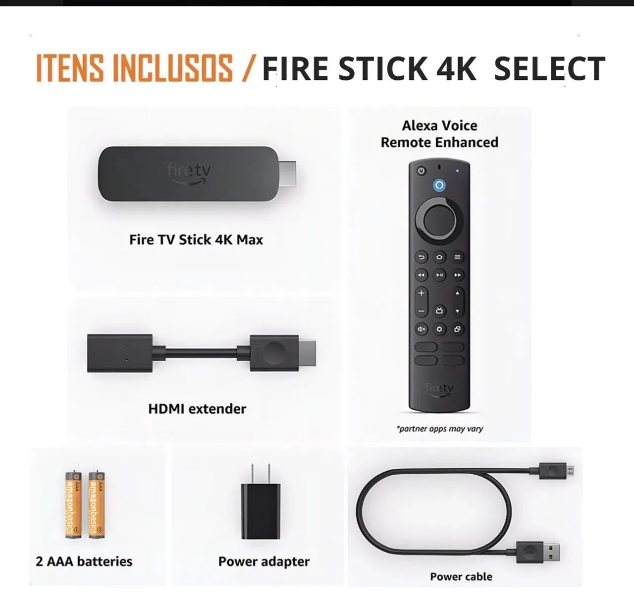 Fire Stick Amazon Fire 4k Select 8gb Wi-fi Alexa Controle - Foto 6