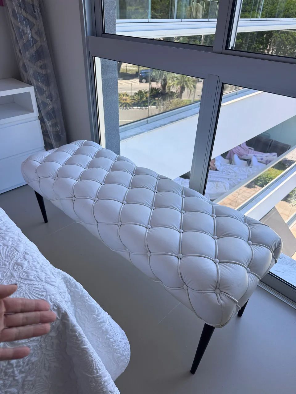 Vendo Banco em Couro