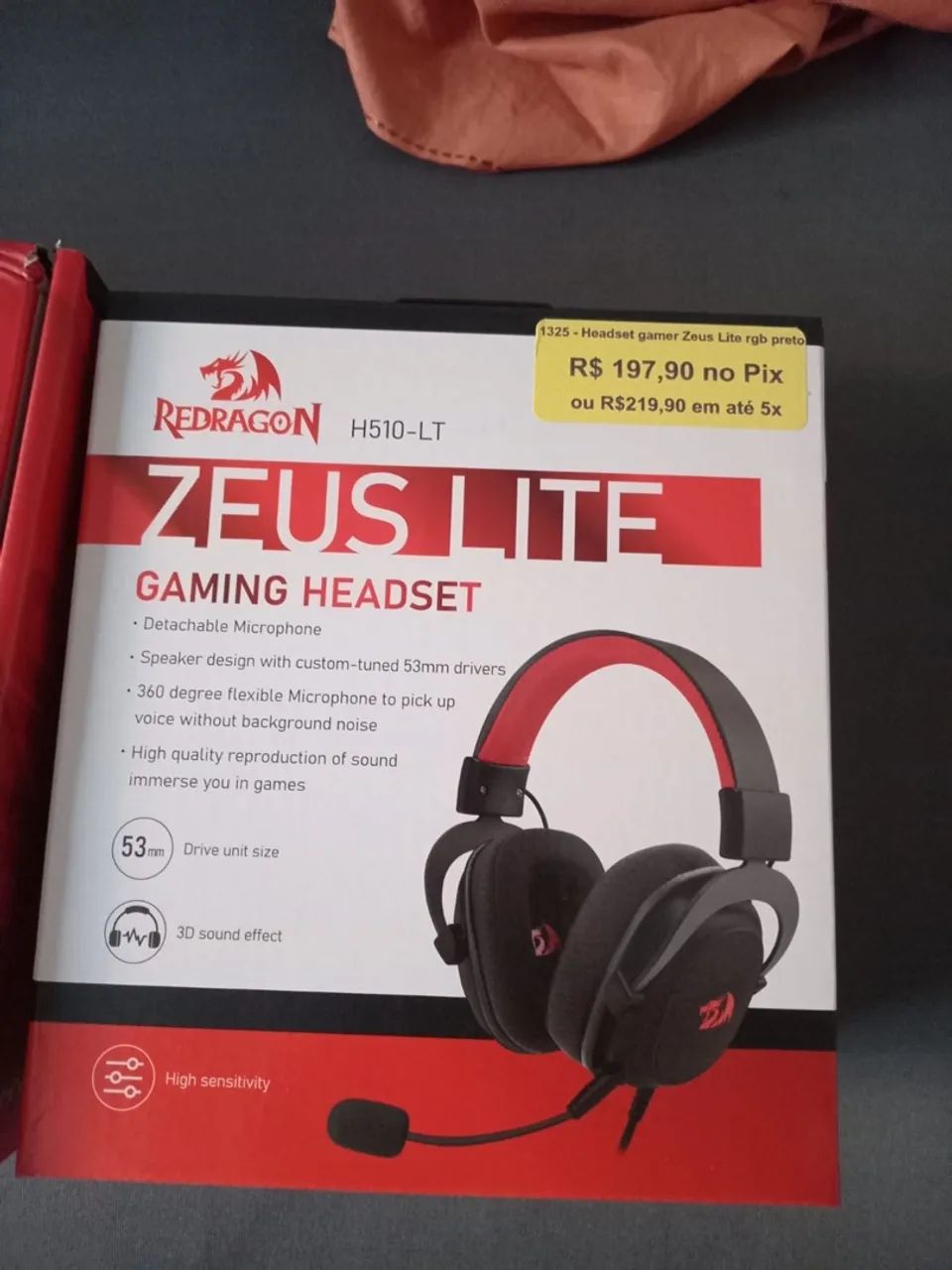 Fone red dragon Zeus lite - Foto 2