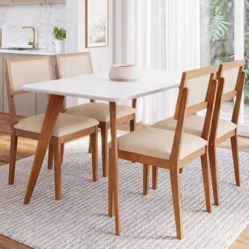 Mesa Acerola com 4 cadeiras Encanto - Entrega Rápida  - Foto 2
