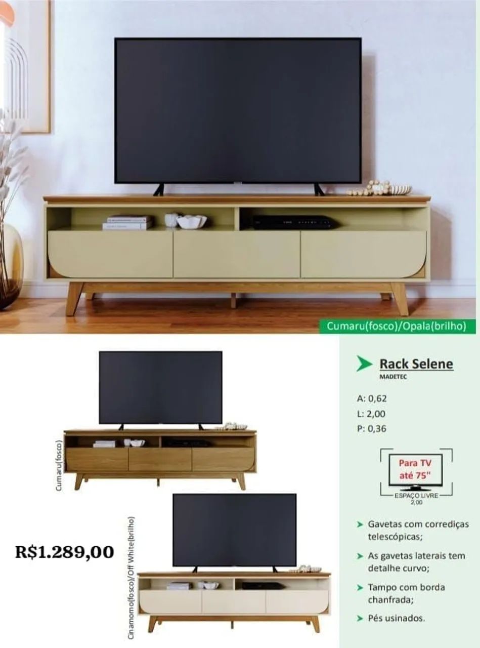 Rack bancada Selene