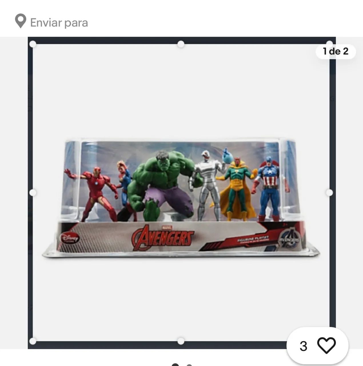 Play Set raro vingadores marvel - Foto 3