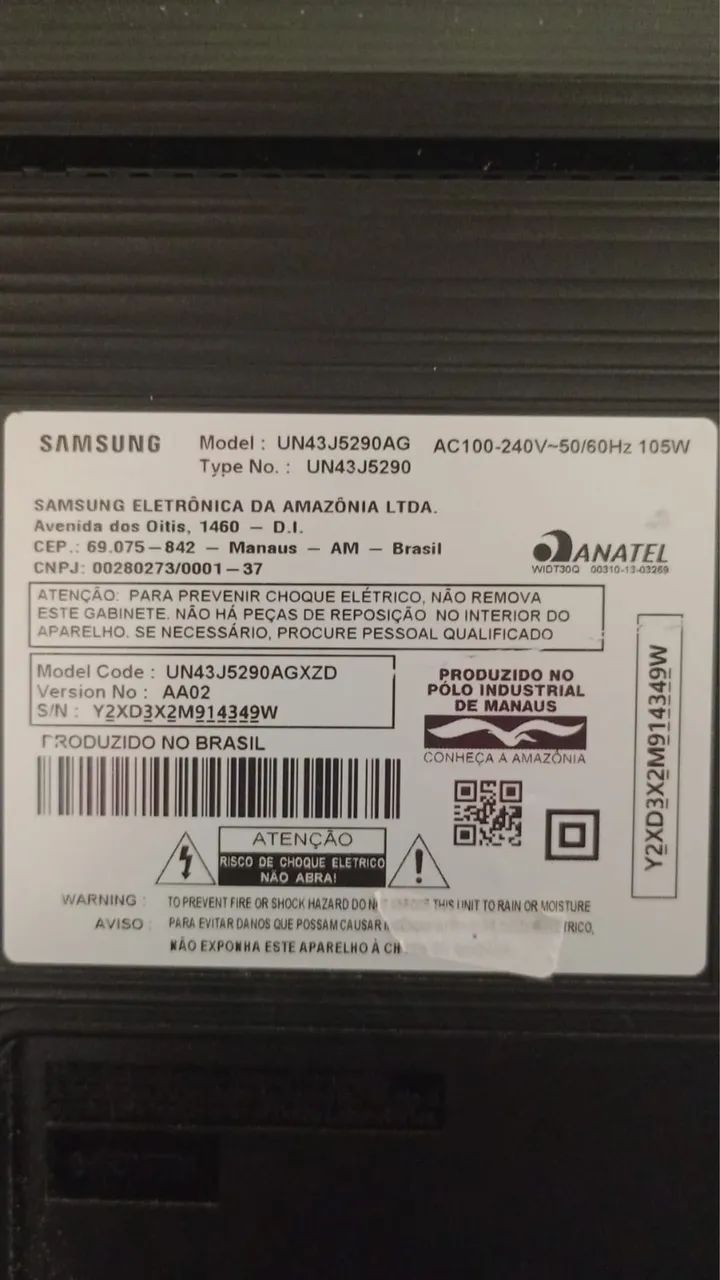 Tv Samsung 43 - Com defeito. - Foto 2