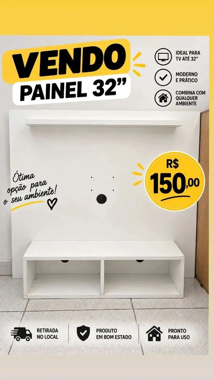 Painel de TV 32"