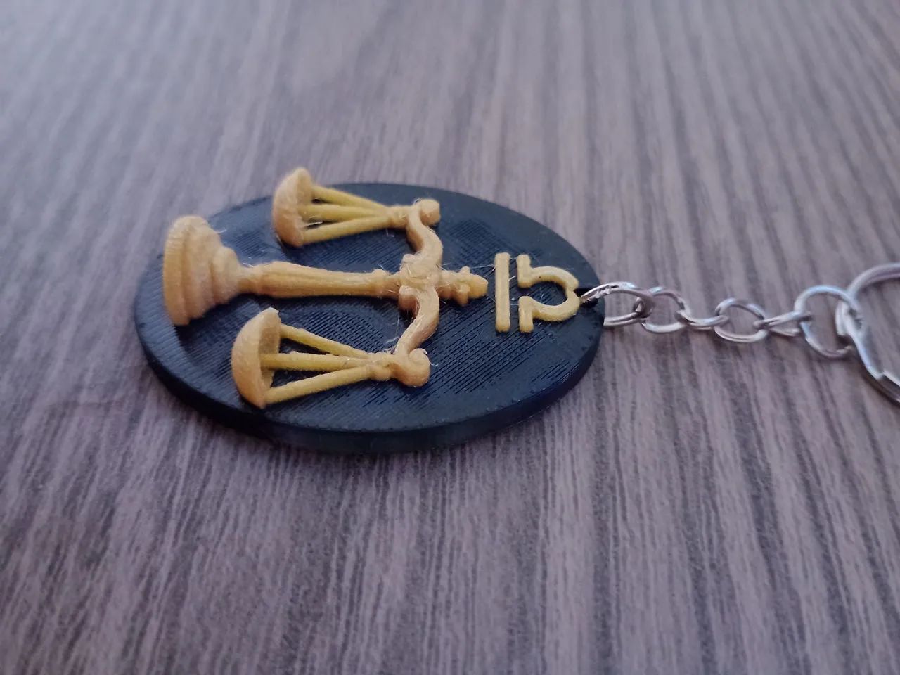 Chaveiro 3d Signo Libra Balança - Foto 2