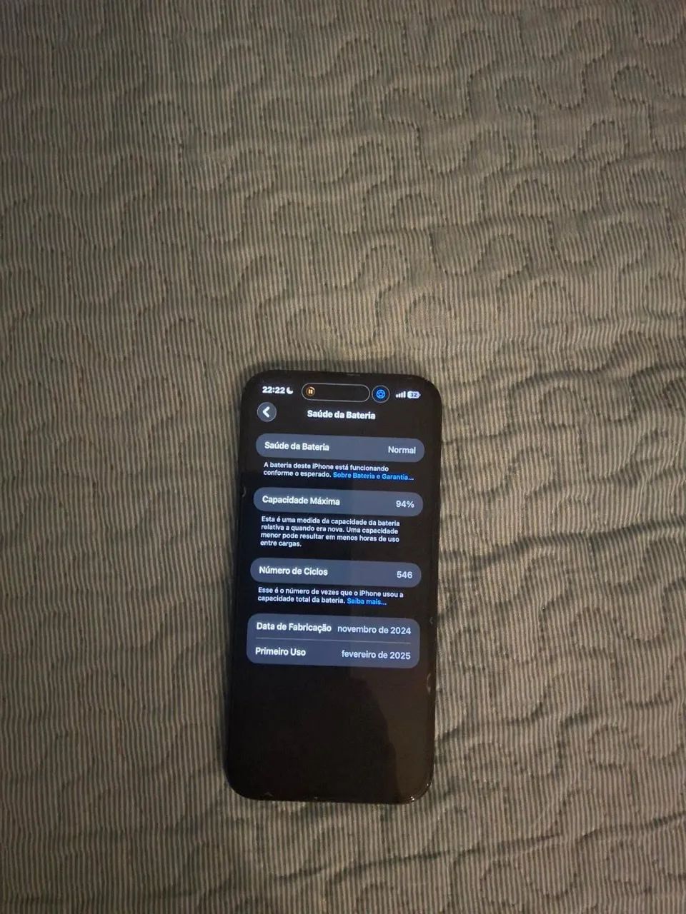 16 plus 128 gb, 93% preto  - Foto 4
