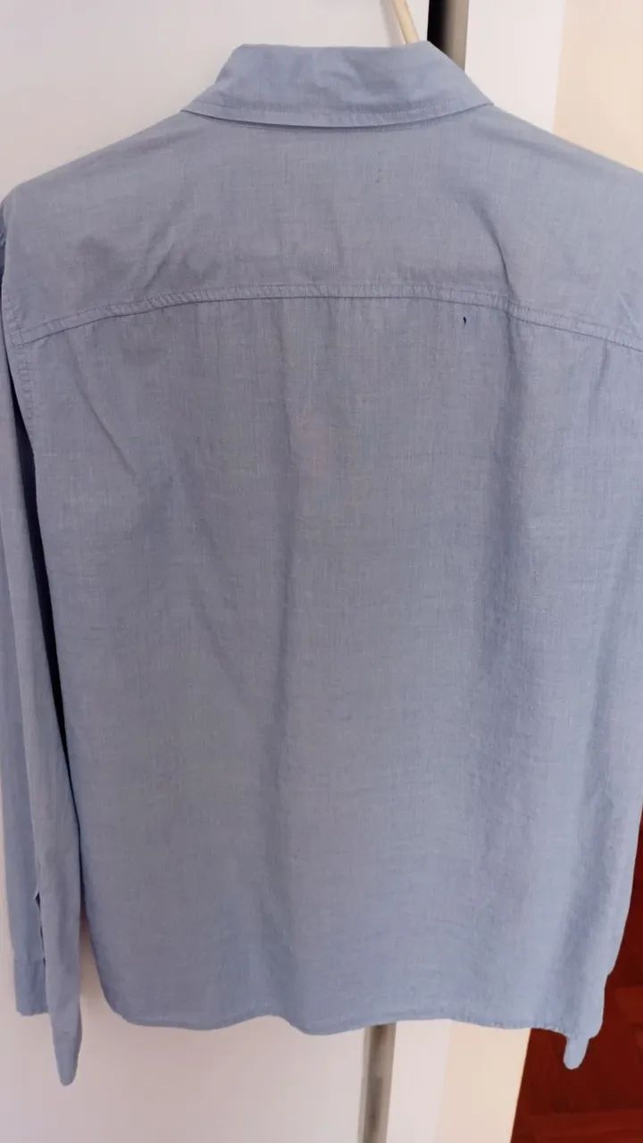 Camisa Social Manga Longa Holister - Foto 5