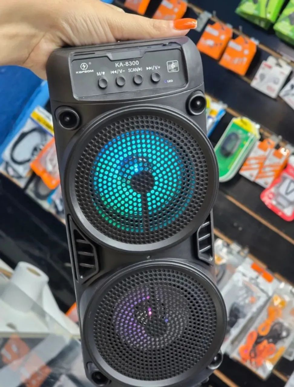 Caixa de Som Portátil Bluetooth Kapbom