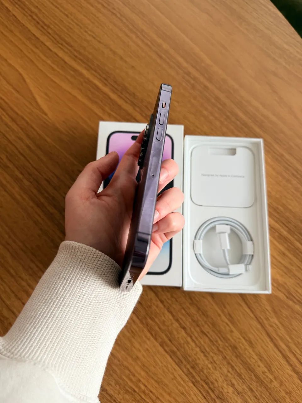 iPhone 14 Pro 128GB roxo - Foto 4