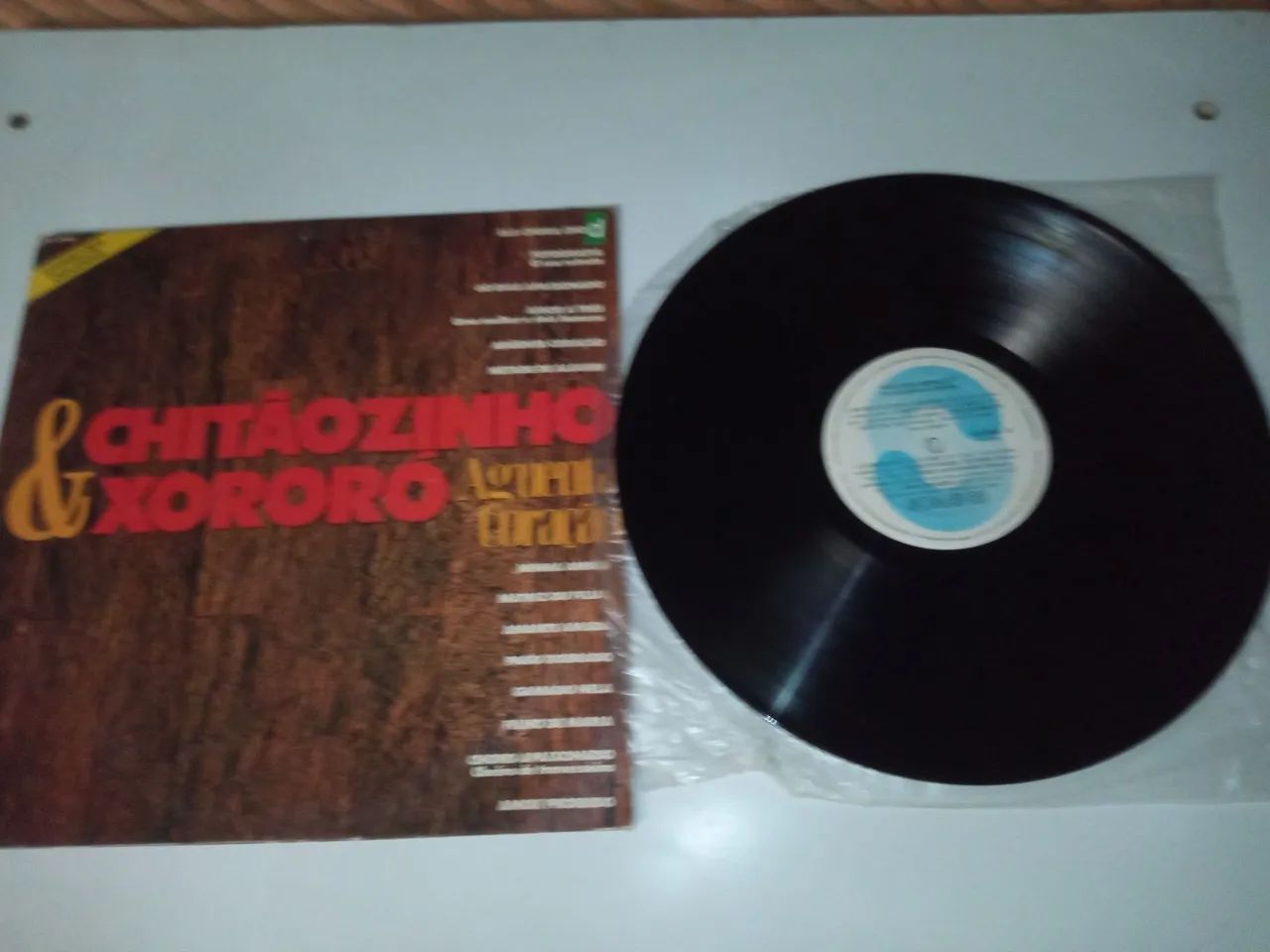 Vinil chitãozinho e Xororó aguenta coração  - Foto 2