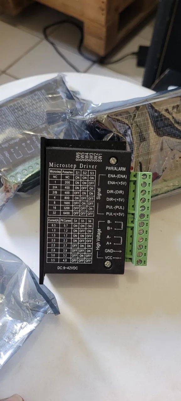 Kit 3 Drivers TB6600 para Motor de Passo CNC/Impressora 3D - Foto 2