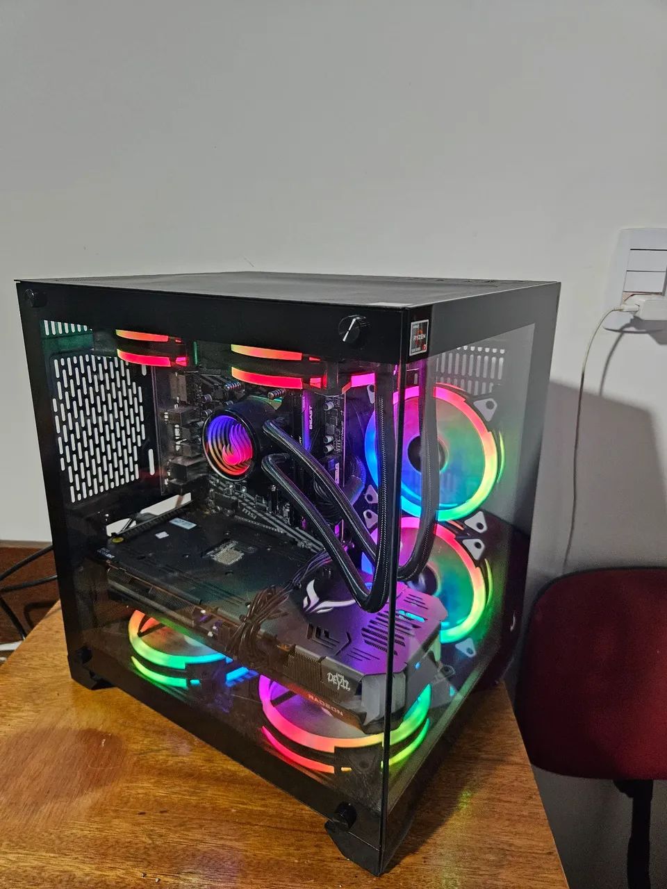 Pc gamer com Ryzen 5 5500 e RX 6700xt - Computadores e Desktops