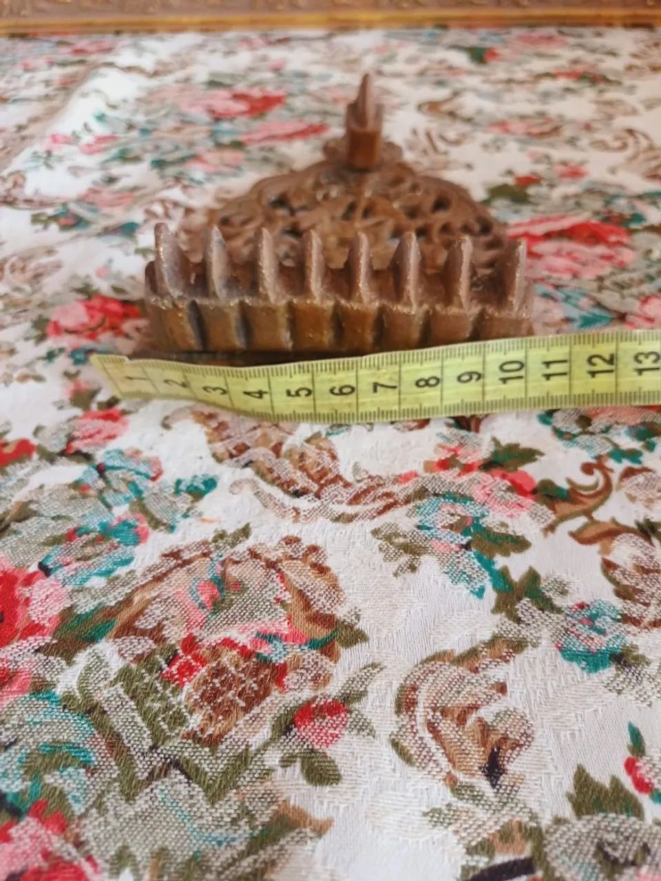  candelabro judaico Chanukiá (ou Menorah de Hanukkah) em bronze  - Foto 3