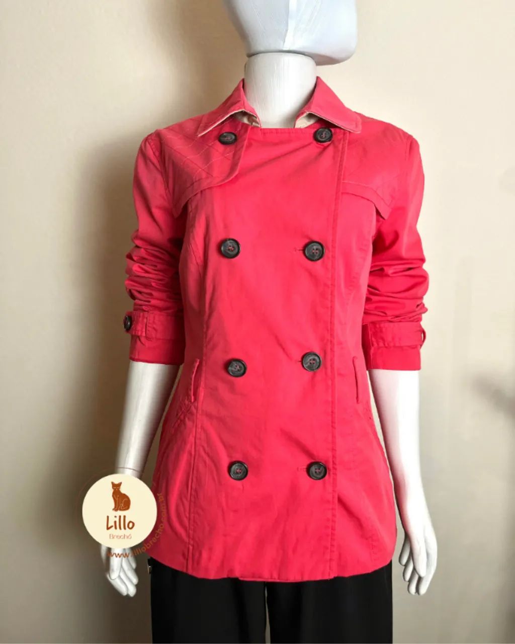 Blazer Transpassado Pink - Only - Foto 4