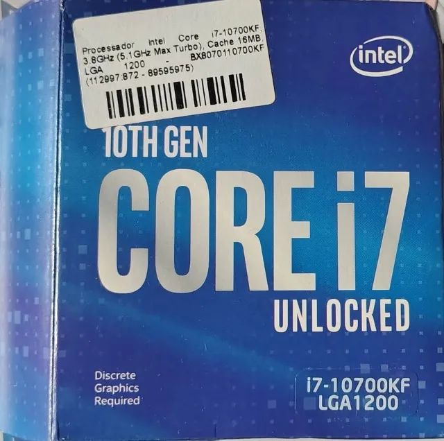 KIT LGA1200 ASUS ROG STRIX Z590-A GAMING WIFI II + I7-10700KF  - Foto 4