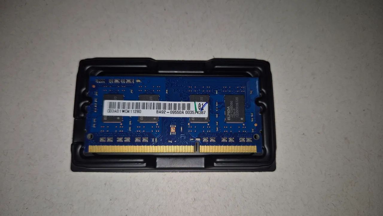 Memória ram dd3 PC3L-12800S 4GB