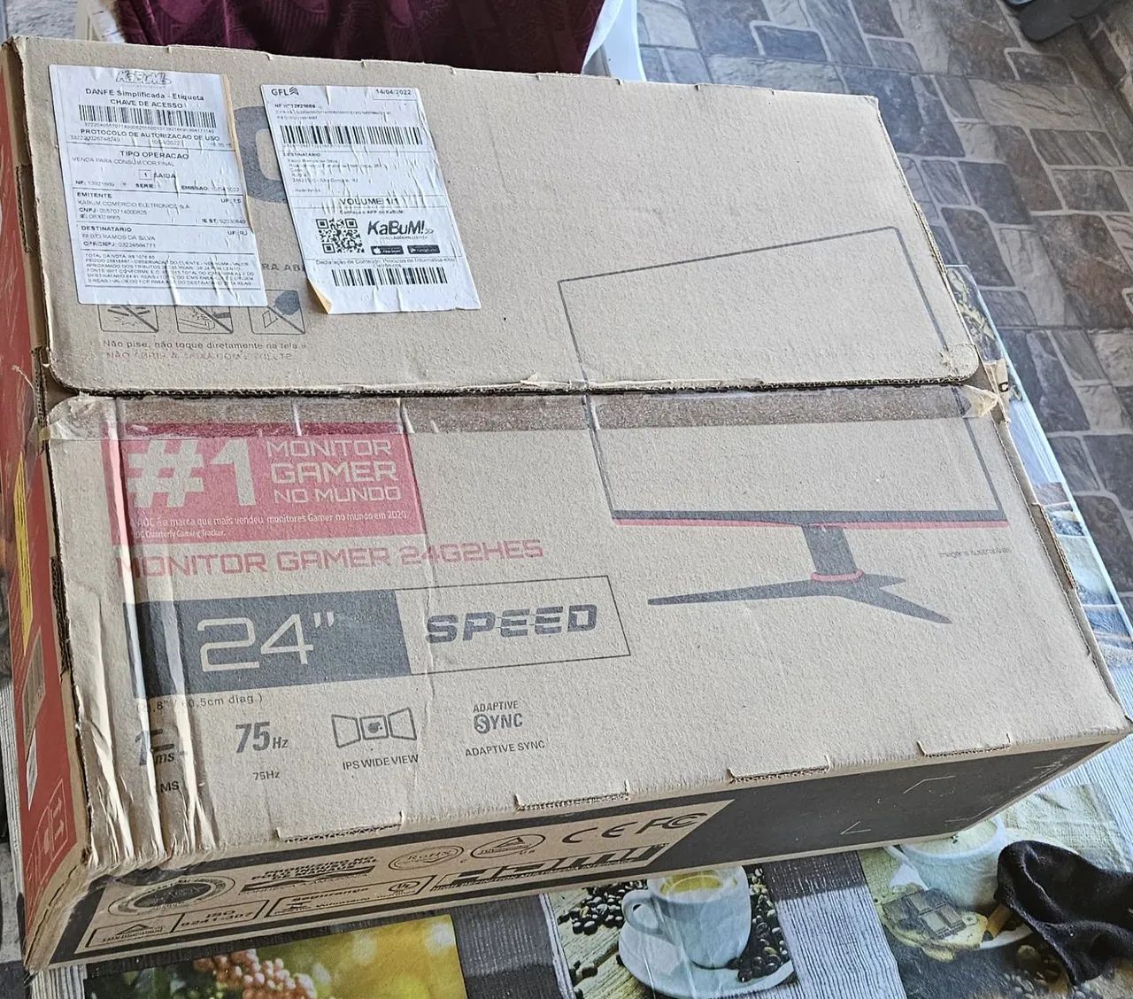 Monitor Gamer AOC 75hz 24 polegadas - Foto 3