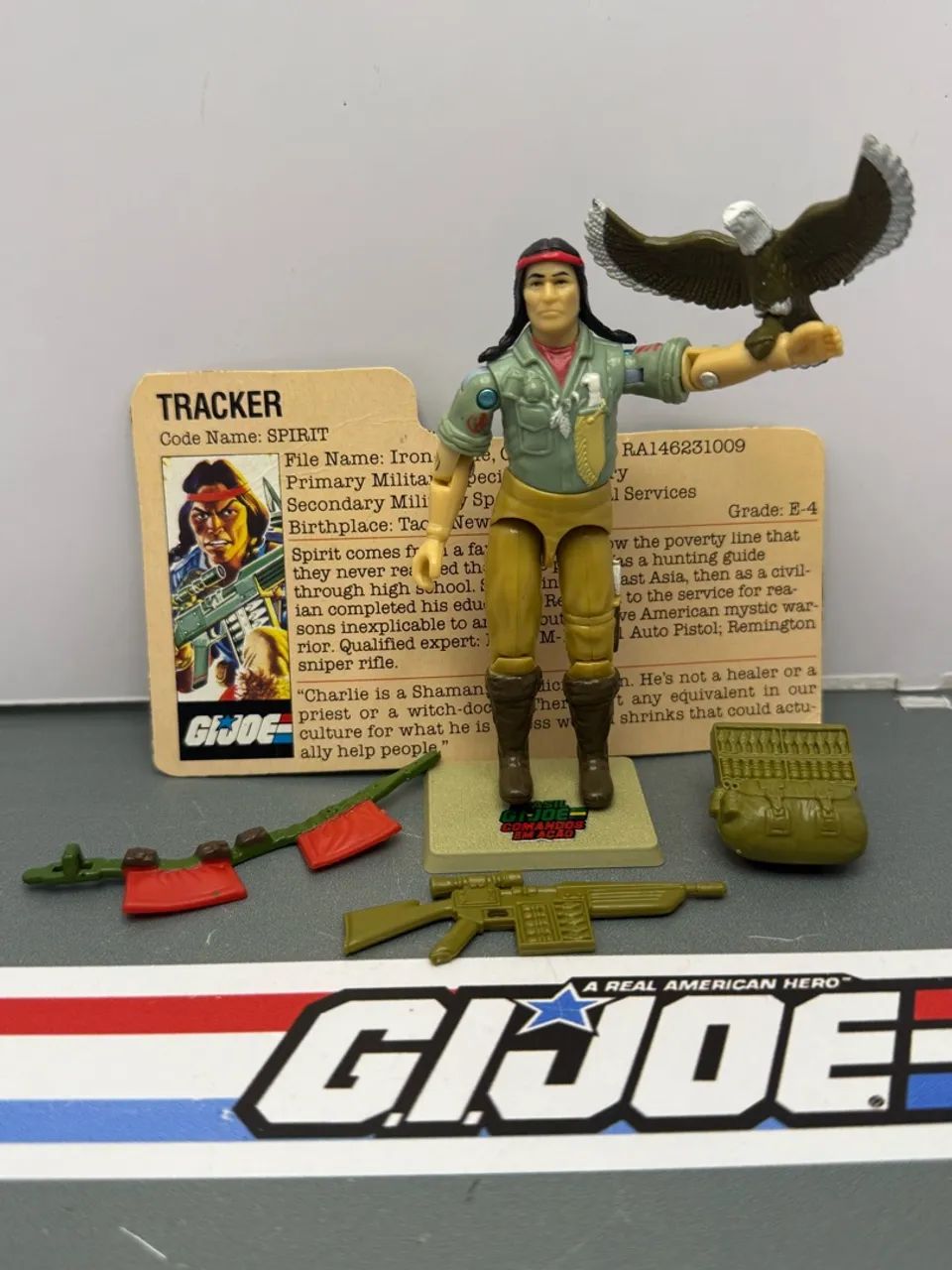 Gi Joe Spirit - 1984 - Comandos em ação Com Filecard