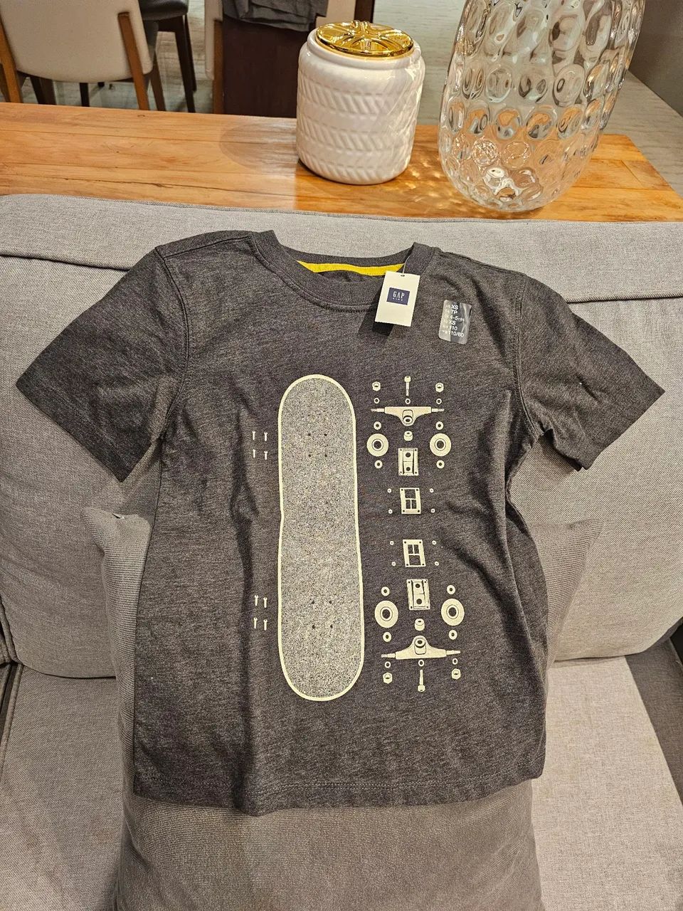 Camisa Jeans  infantil GAP - Foto 4