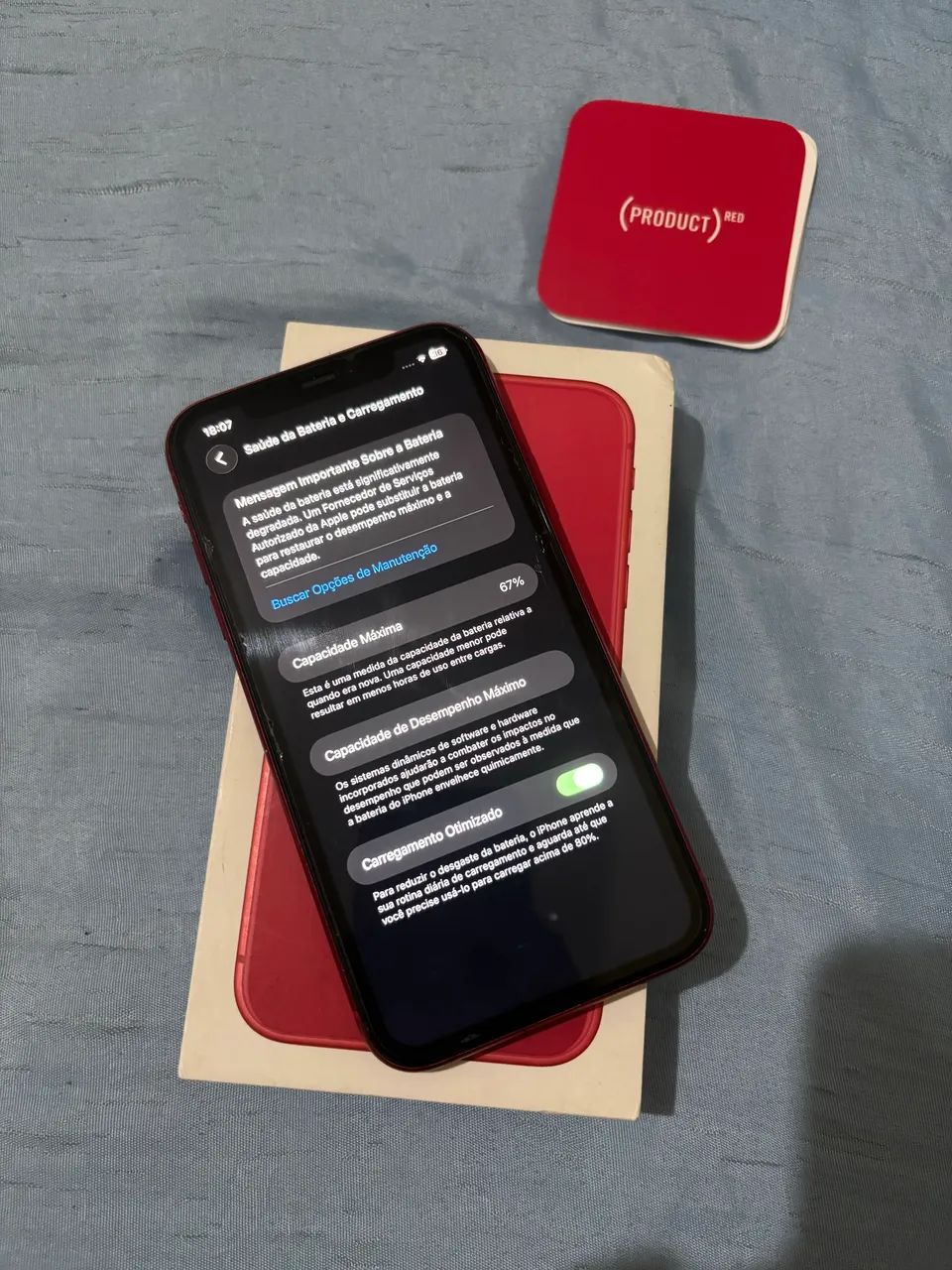 iPhone 11 Product Red - 64GB - Foto 3