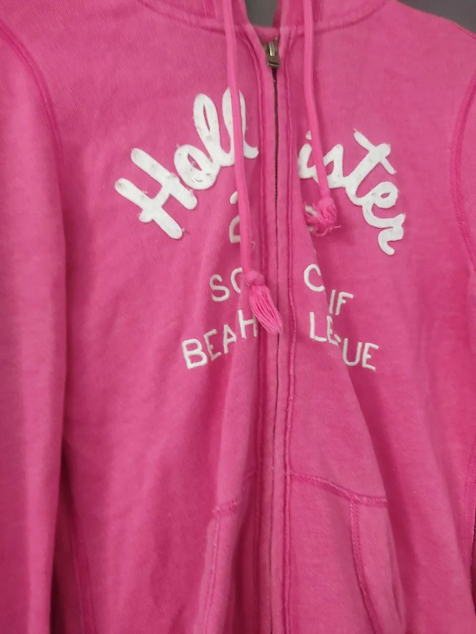 Casaco Hollister rosa