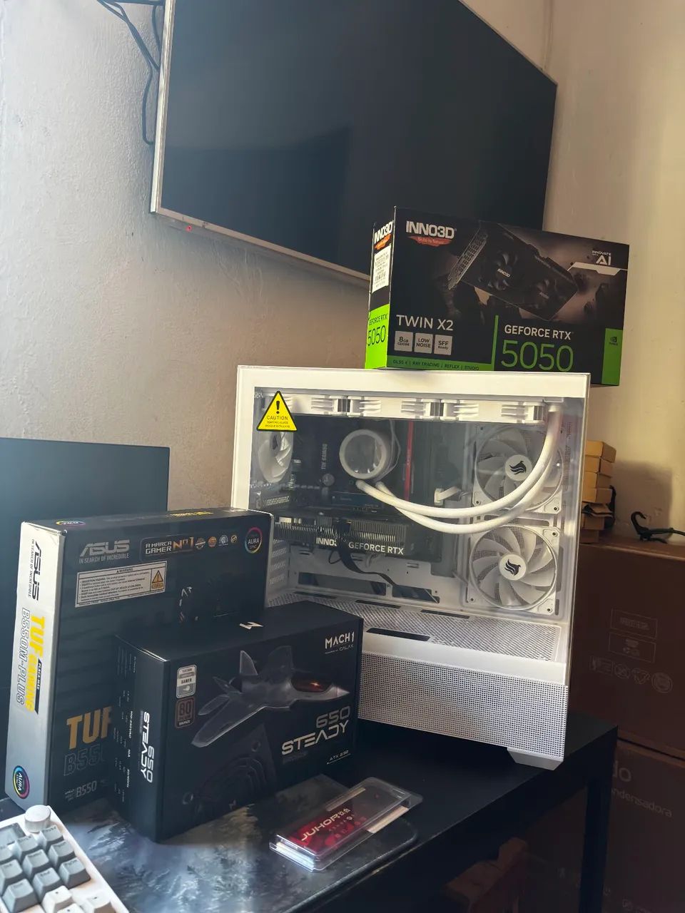 PC GAMER RYZEN 7 5700x + RTX 5050 - Foto 2