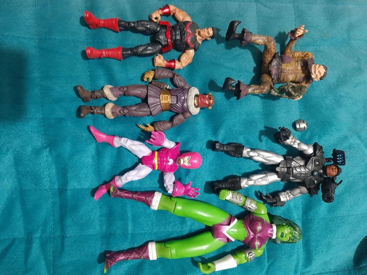 Lote bonecos Marvel legends Toy biz antigos