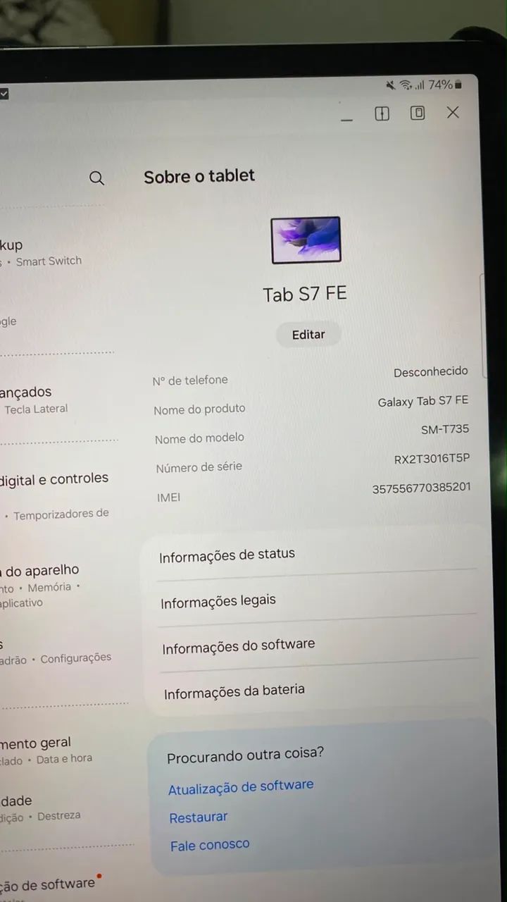 Tablet Samsung s7 fe - Foto 2