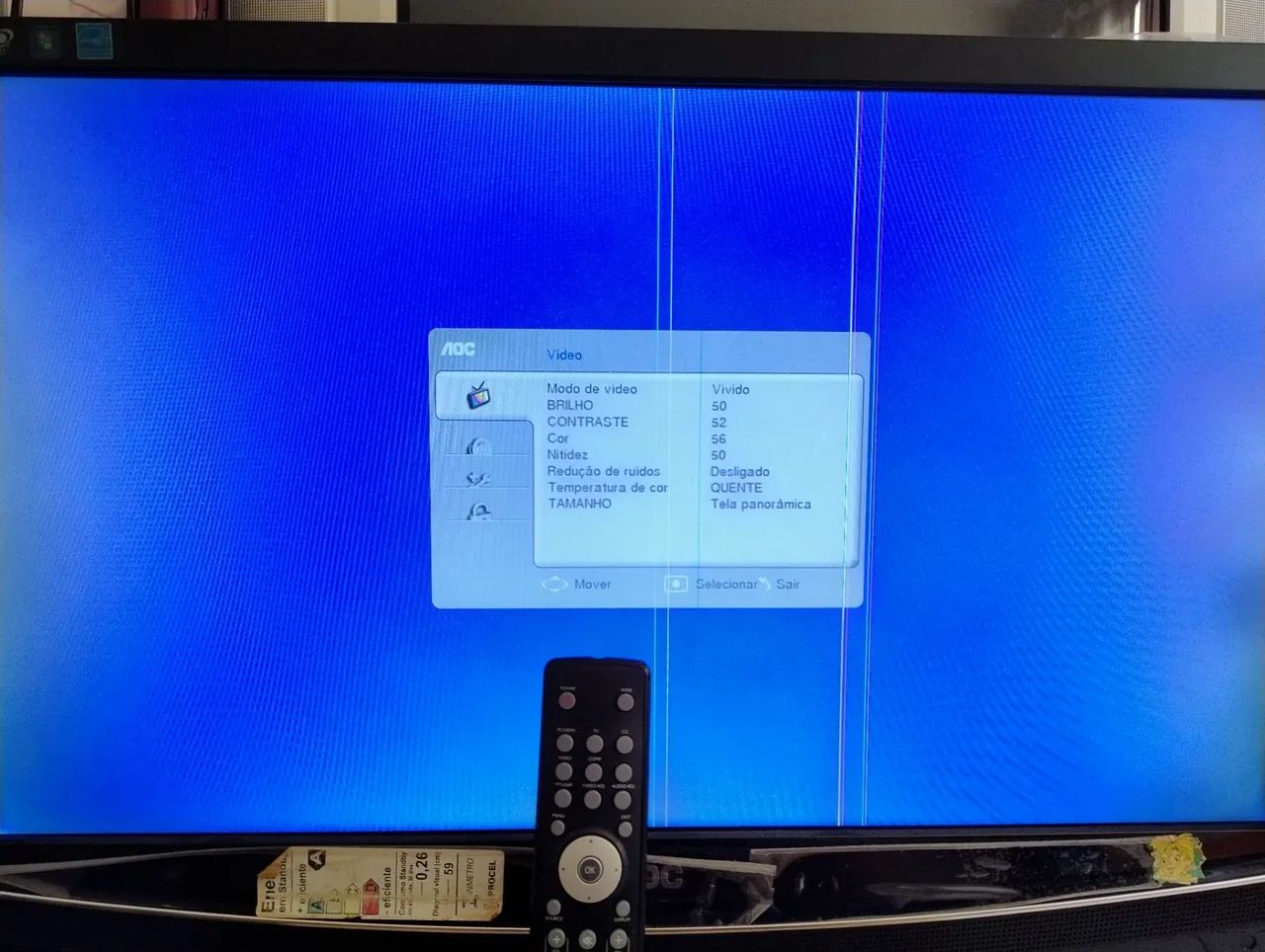 Monitor TV AOC 24" LED T2442E - Foto 4