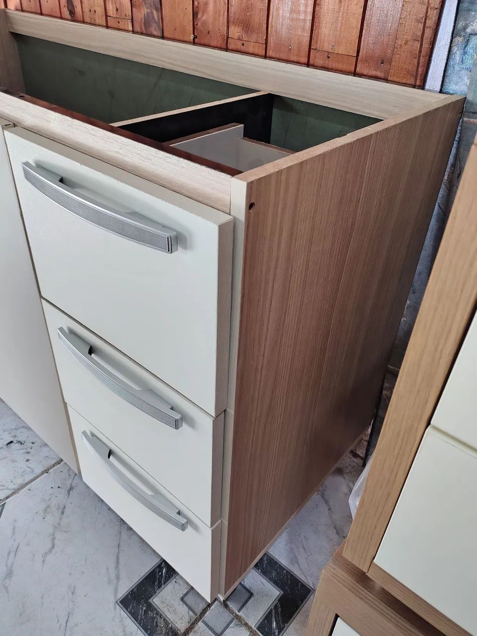Com entrega balcão de pia e cuba marmorite novos  - Foto 4