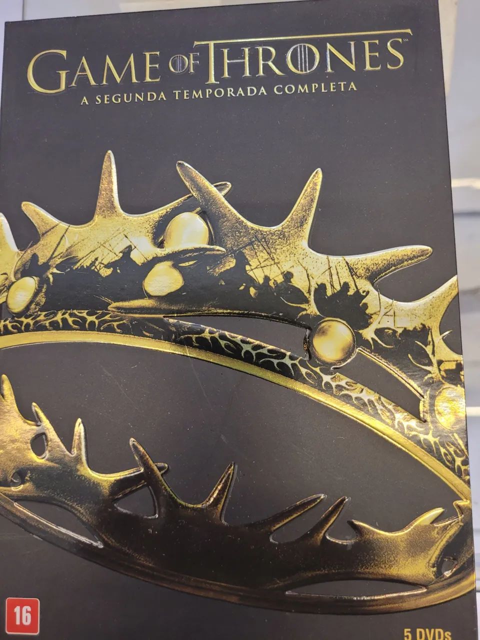 BOX de DVDs GAME of THRONES com 05 Discos