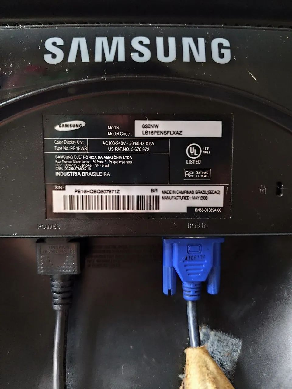 Monitor Samsung Sync Master 632nw - Foto 3