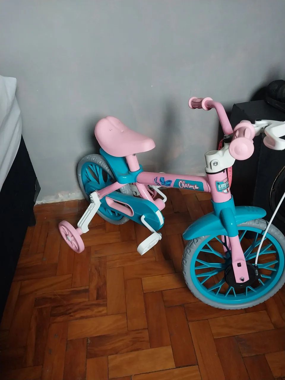 Bicicleta Infantil Nathor Charm Aro 12 - Muito Conservada! - Foto 3