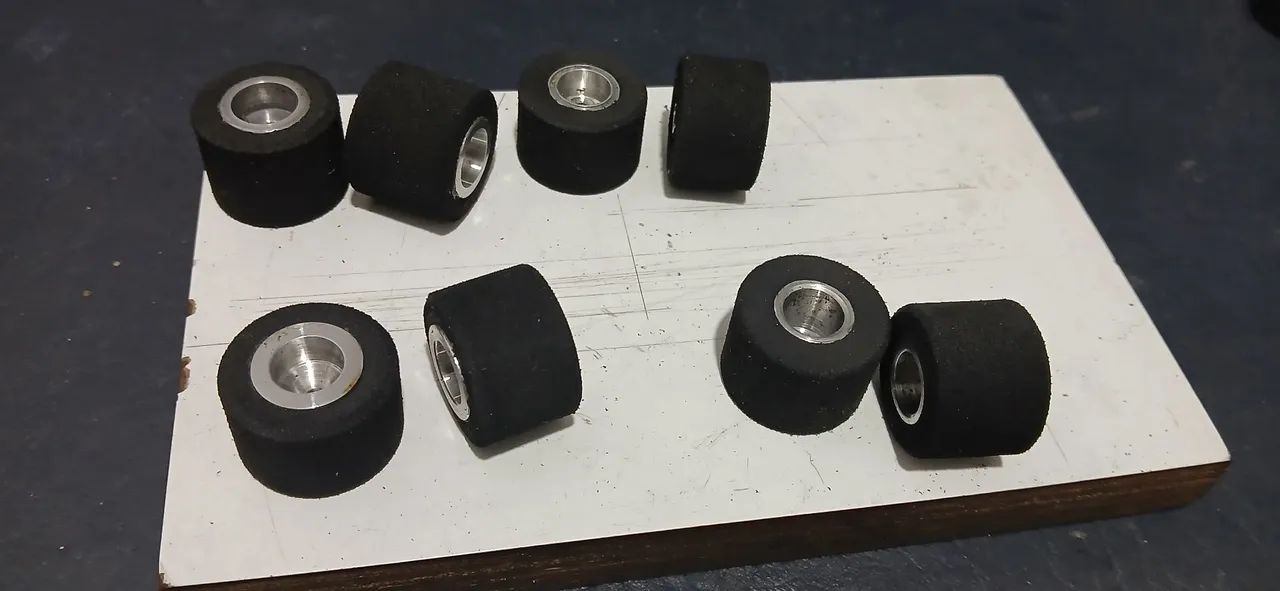 Autorama estrela pneus traseiros de rôsca  - Foto 4