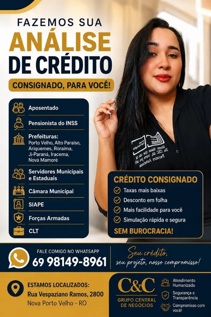 Fazemos análise do seu consignado 