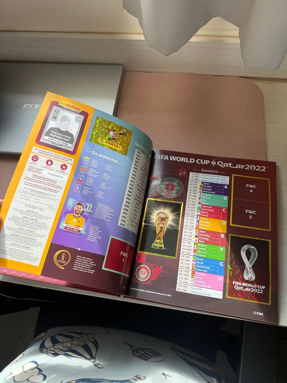 Álbum da copa do mundo capa dura prata 2022 - Foto 4