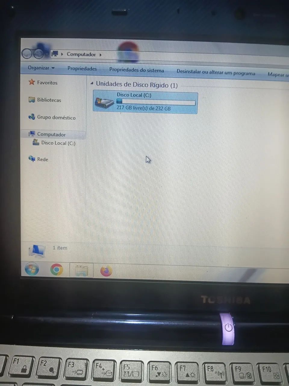 Notebook toshiba só funciona no carregador - Foto 2