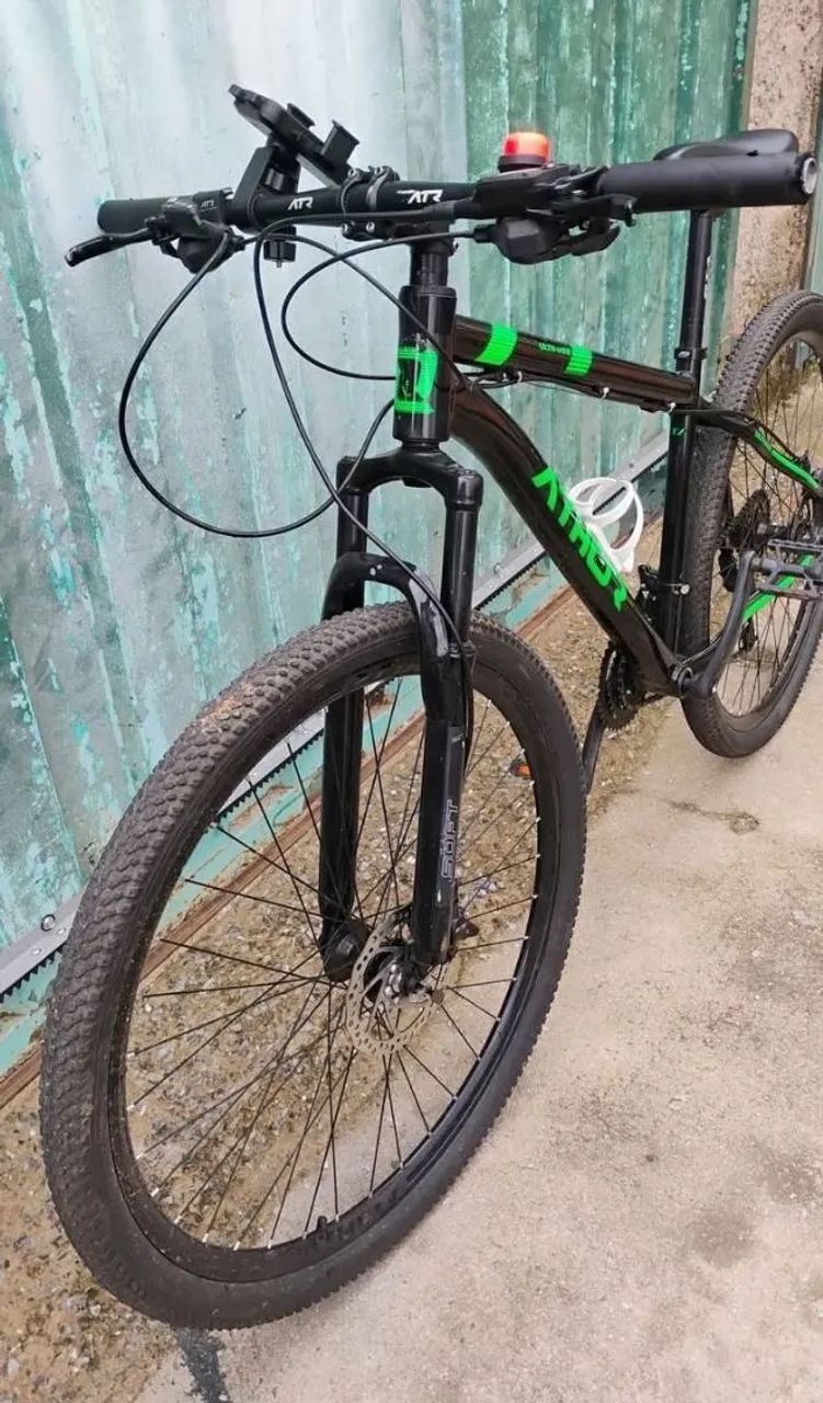 Bicicleta arthor aro 29 - verde e preto  - Foto 4