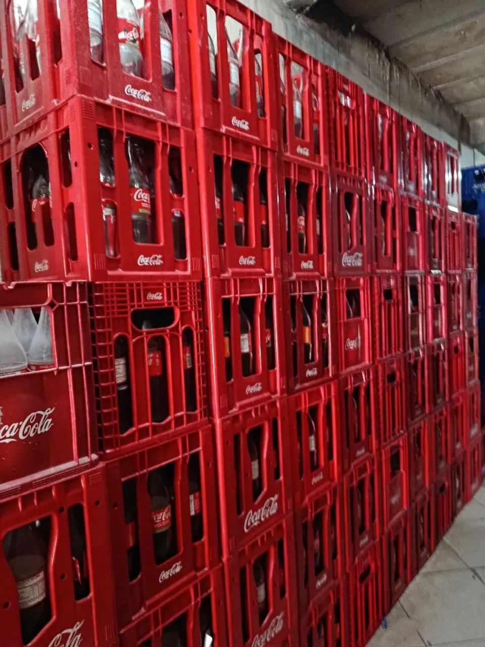 Vasilhames de coca litro e KS
