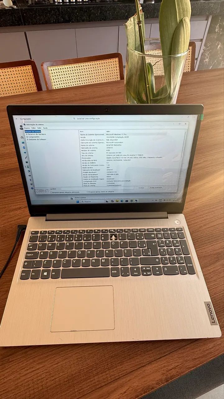 Notebook Lenovo IdeaPad 3 | Core i3 10ª | SSD 240GB | Windows 11 Pro - Foto 2