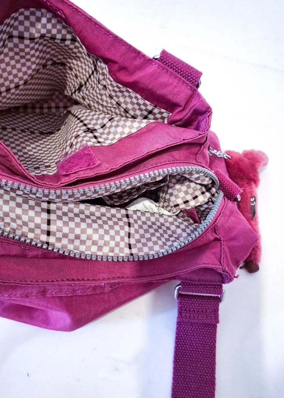 Bolsa kipling orelia roxa - Foto 3