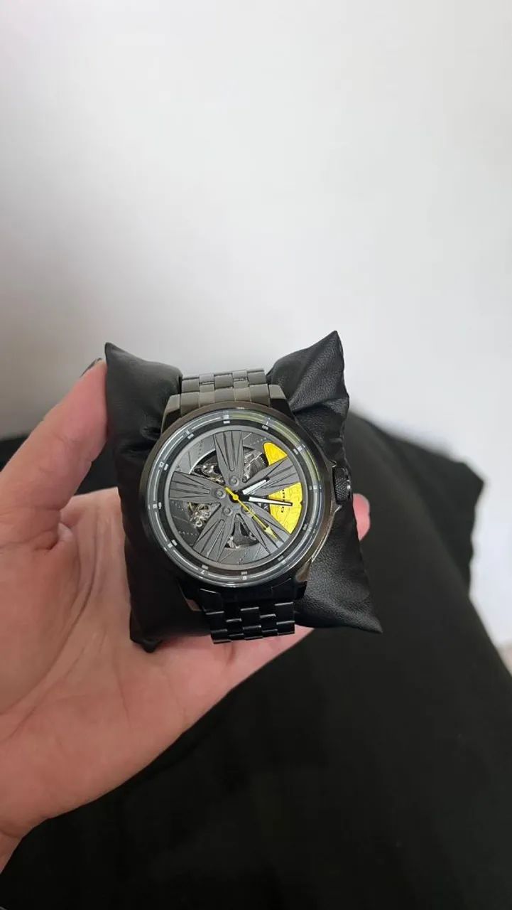 Relógio Masculino Chilli Beans , Automático Camaro E Corvette Ônix Re.mt.1