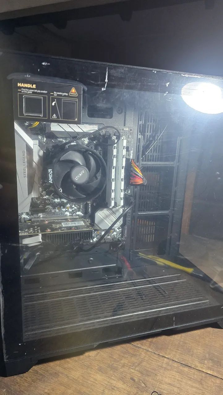 CPU com ryzen 5 5500, 16 gb de ram, ssd 240, fonte 500w - Foto 3