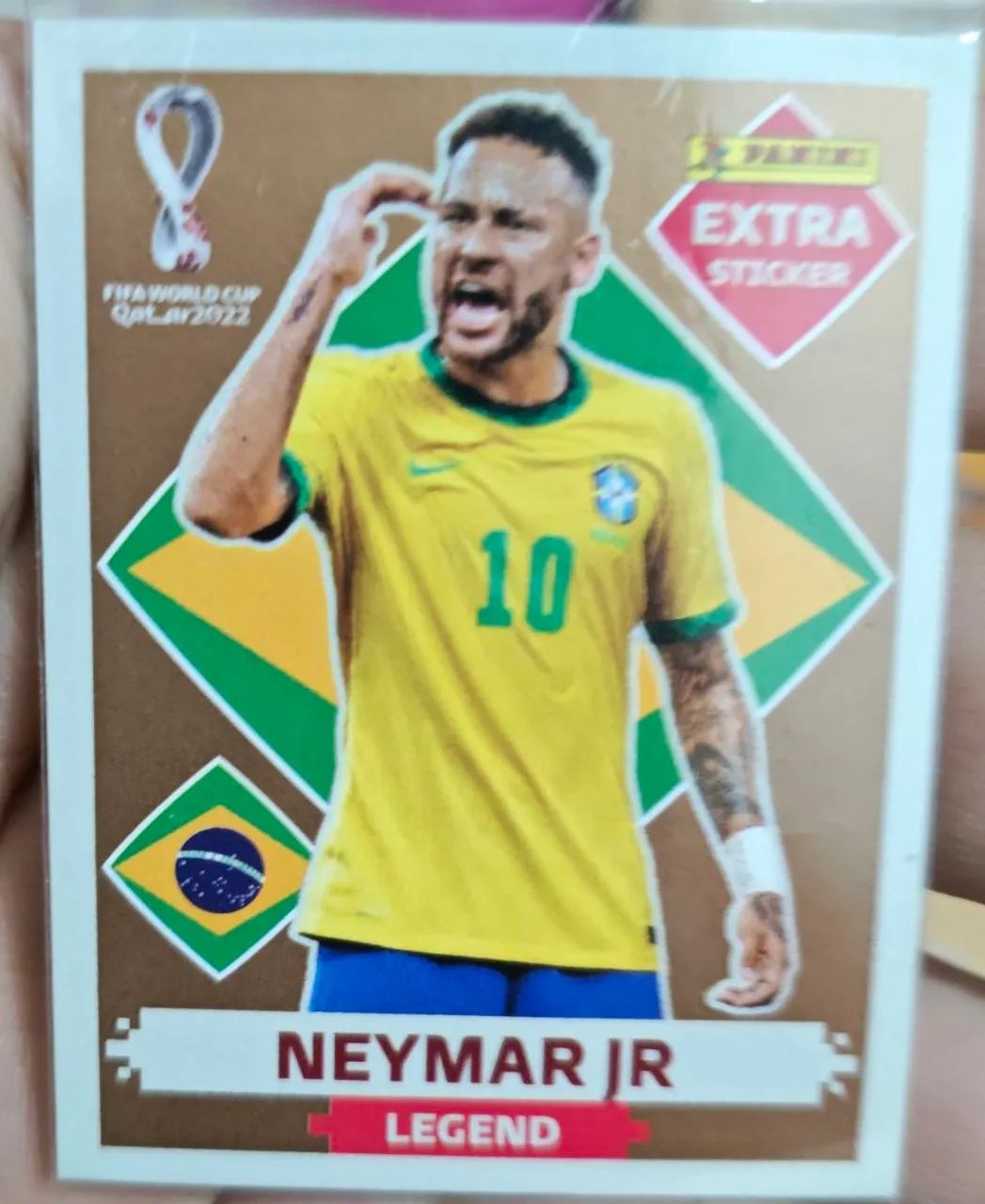 Neymar Jr. Legends Dourada, Prata, Bronze, Bordô Copa22 - Foto 3