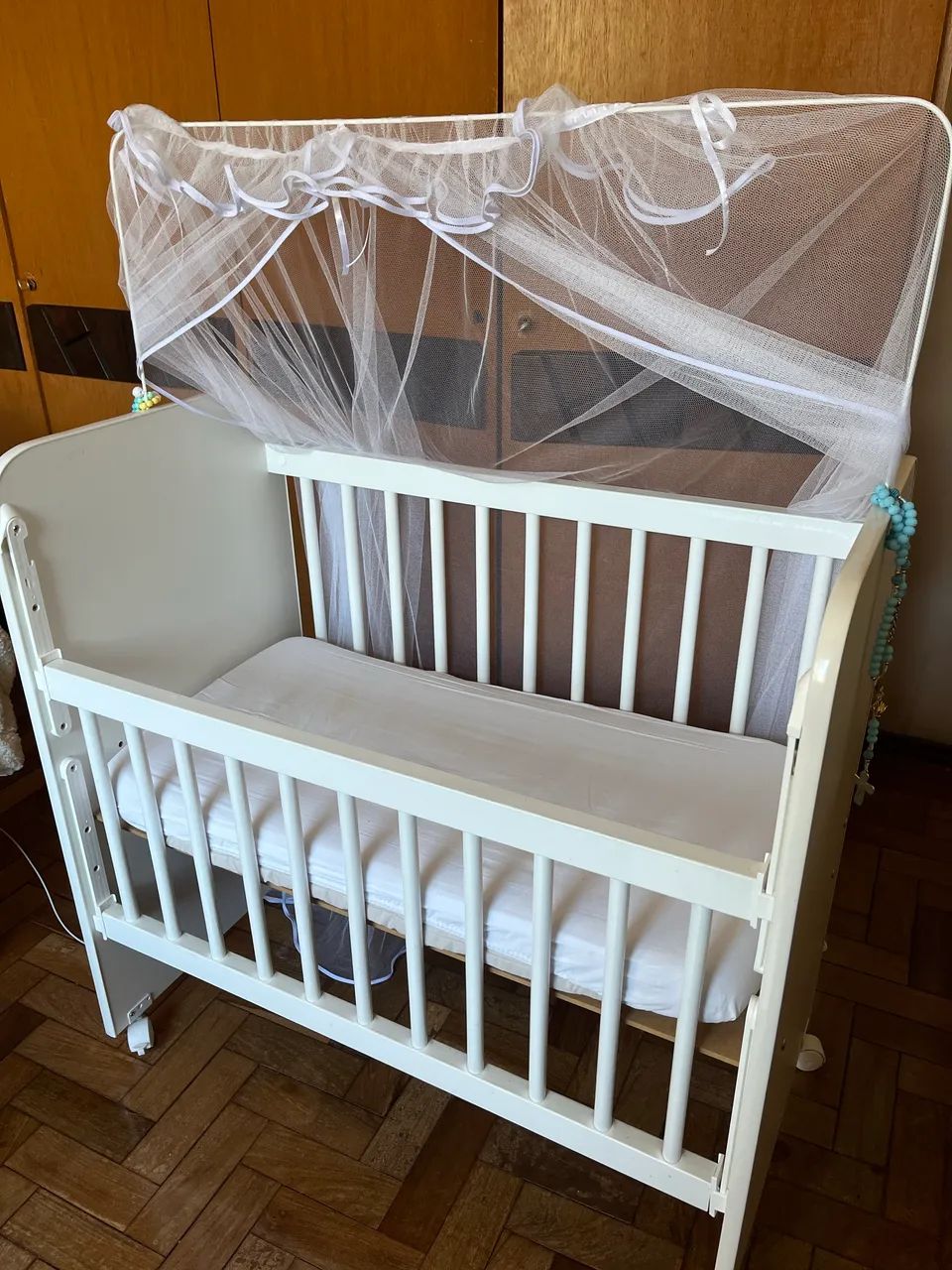 Mini berço infantil com colchão  - Foto 3