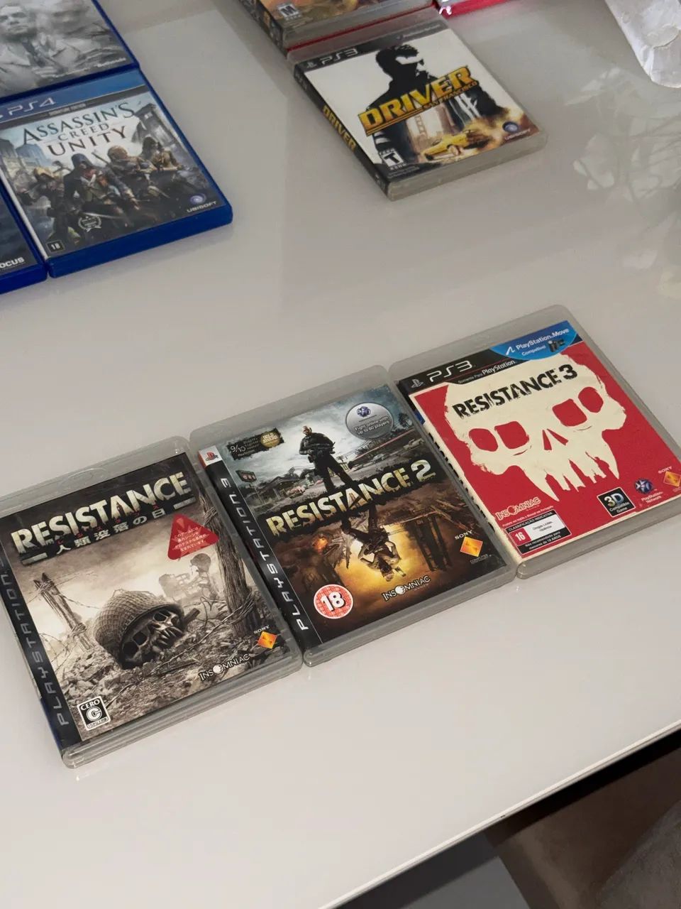 Coleção resistance ps3